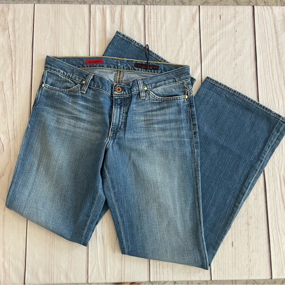 Ag Adriano Goldschmied Blue Boot Cut Jeans